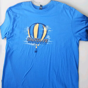 Men's Santa Fe New Mexico Royal Blue T-Shirt XL